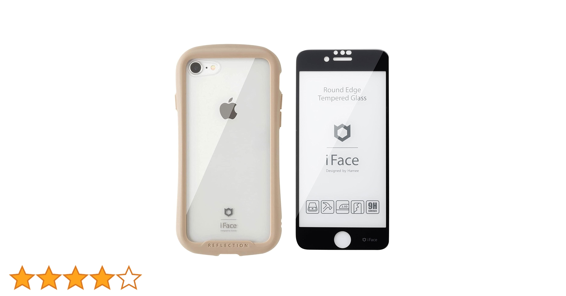 美品　iFaceケース　ガラスフィルム付き　iPhone SE 第3世代 Amazon.co.jp: iFace Reflection iPhone SE 第3世代 SE第2世代